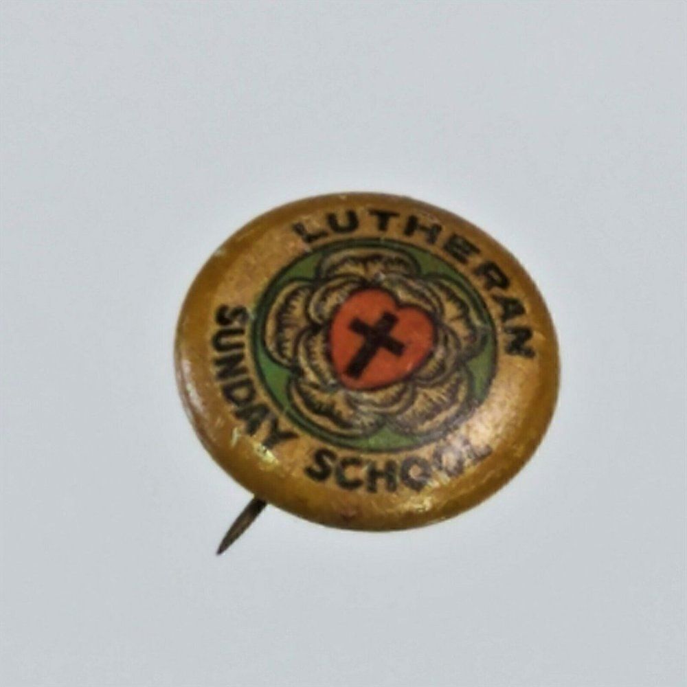 Antique Pin Lutheran Sunday School